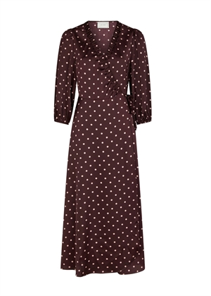 Malinga Dot kjole Wine Neo Noir 